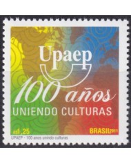F-EX63179 BRAZIL MNH 2011 AMERICA CENTENARY UPAEP UNIENDO CULTURAS.