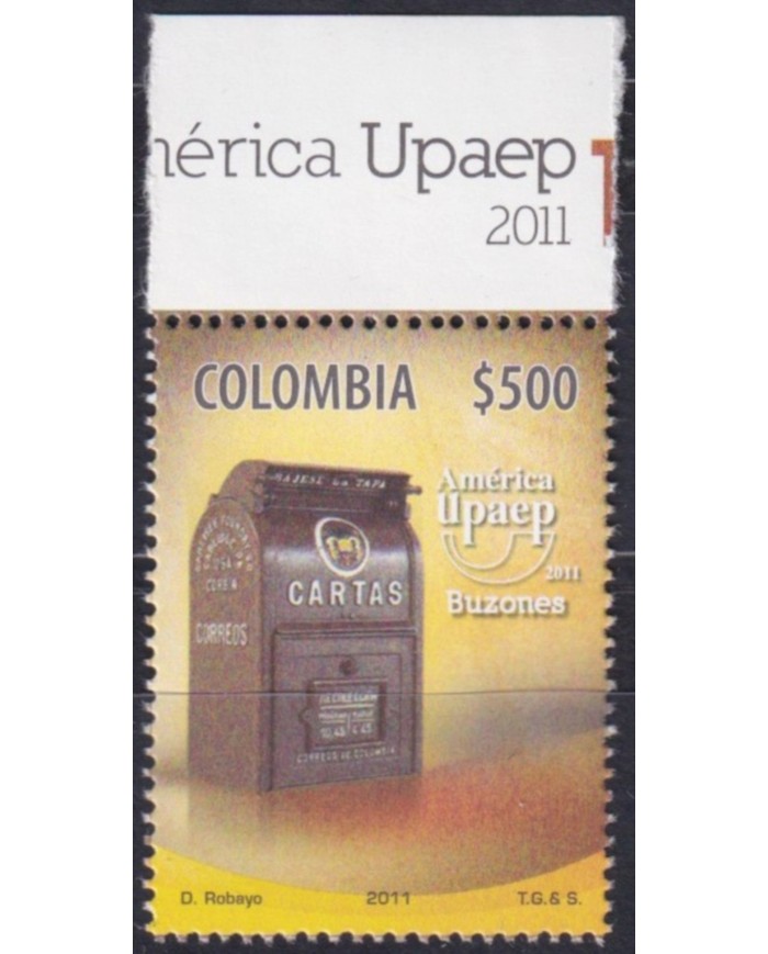 F-EX63173 COLOMBIA MNH 2011 AMERICA UPAEP BUZONES POST BOXES.