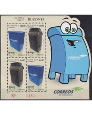 F-EX62748 COSTA RICA MNH 2011 AMERICA UPAEP BUZONES POST BOXES.