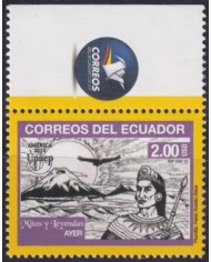 F-EX63189 ECUADOR MNH 2012 AMERICA UPAEP MYTHS MITOS Y LEYENDAS AYER.
