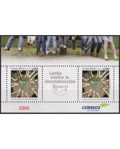 F-EX63150 COSTA RICA MNH 2013 AMERICA UPAEP FIGHT AGAINTS DISCRIMINATION.