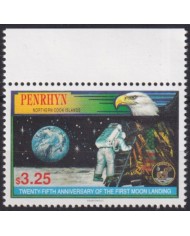 F-EX63063 PENRHYN MNH 1994 SPACE COSMOS 25th APOLLO XI MANNED MOONLANDING.