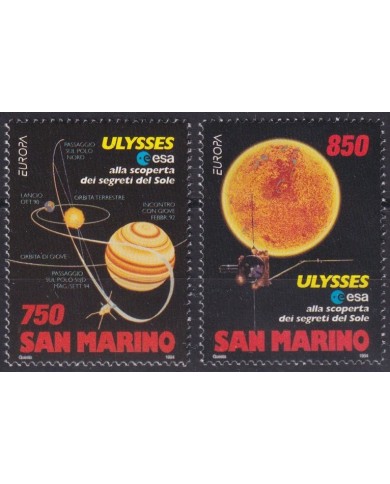 F-EX63060 SAN MARINO MNH 1994 EUROPA SPACE COSMOS PLANET ULYSSES.