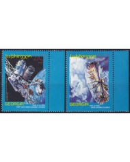 F-EX63221 GEORGIA MNH 1999 SPACE EXPLORATION PROGRAM SATELLITE.