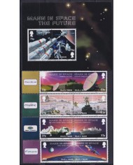 F-EX62622 MAN IS UK MNH 2003 MAN IN SPACE COSMOS 25th ROCKET SATELLITE RADAR.