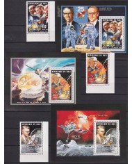 F-EX62618 MALI MNH 1995 SPACE COSMOS PLANET MOON MANNED SATELLITE ROCKET.
