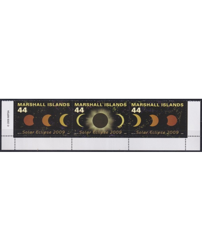 F-EX62750 MARSHALL IS MNH 2009 SUN ECLIPSE SPACE COSMOS ASTRONOGY.