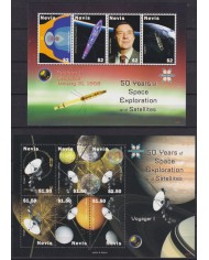 F-EX62637 NEVIS MNH 2007 50th SPACE EXPLORATION COSMOS ROCKET SATELLITE.