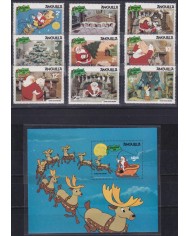 F-EX62778 ANGUILLA MNH 1981 CHRISTMAS WALT DISNEY SANTA CLAUS.