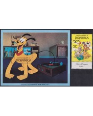 F-EX62794 DOMINICA MNH 1981 WALT DISNEY PLUTO DOG 50th ANNIV.