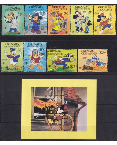 F-EX62805 GRENADA & GRENADINES MNH 1979 CHRISTMAS WALT DISNEY DONALD DUCK MICKEY MOUSE PLUTO.
