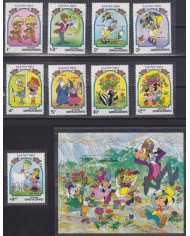 F-EX62814 GRENADA & GRENADINES MNH 1984 EASTER WALT DISNEY MICKEY MOUSE DONALD DUCK.