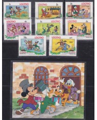 F-EX62817 LESOTHO MNH 1983 OLD CHRISTMAS WALT DISNEY MICKEY MOUSE DONALD DUCK.