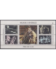 F-EX63246 SWEDEN SUEDE SVERIGE MNH 1983 ART PAINTING MUSIC SAXO.