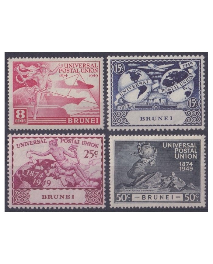 F-EX62024 BRUNEI MH 1949 UPU.