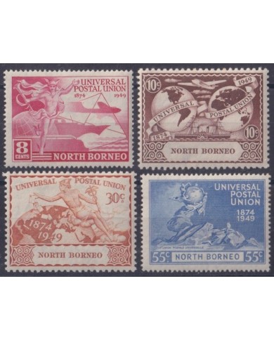 F-EX62023 NORTH BORNEO MH 1949 UPU.