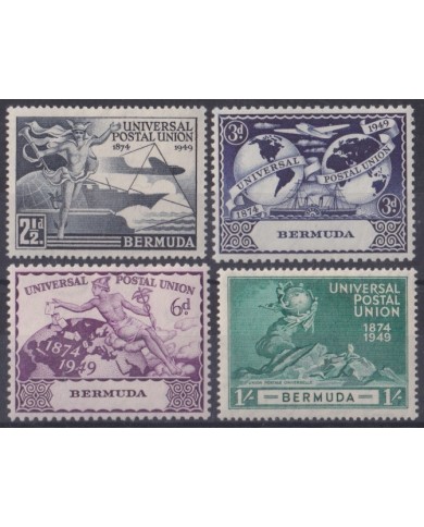 F-EX62022 BERMUDA IS MH 1949 UPU.