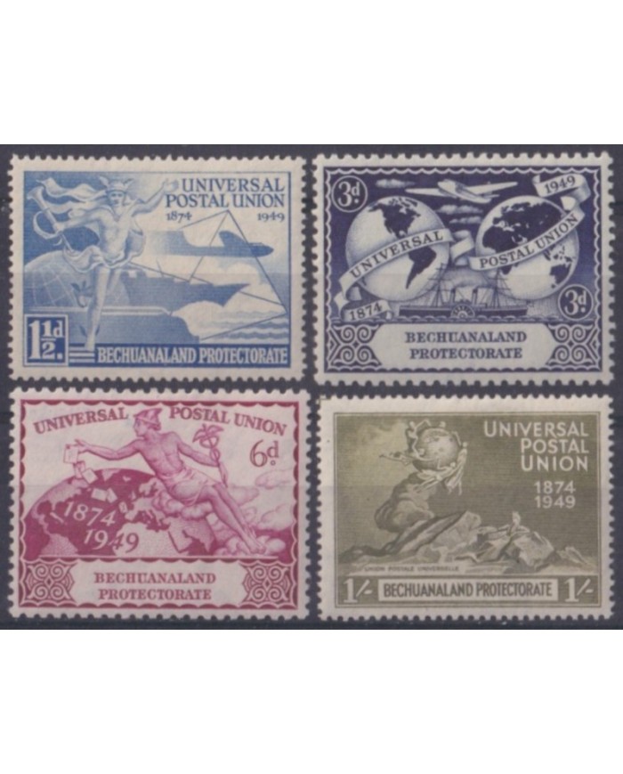 F-EX62019 BECHUANALAND PROTECTORATE MH 1949 UPU.