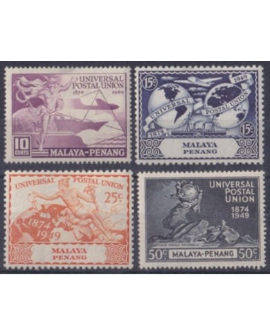 F-EX61609 MALAYSIA MALAYA PAHANG MH 1949 UPU.