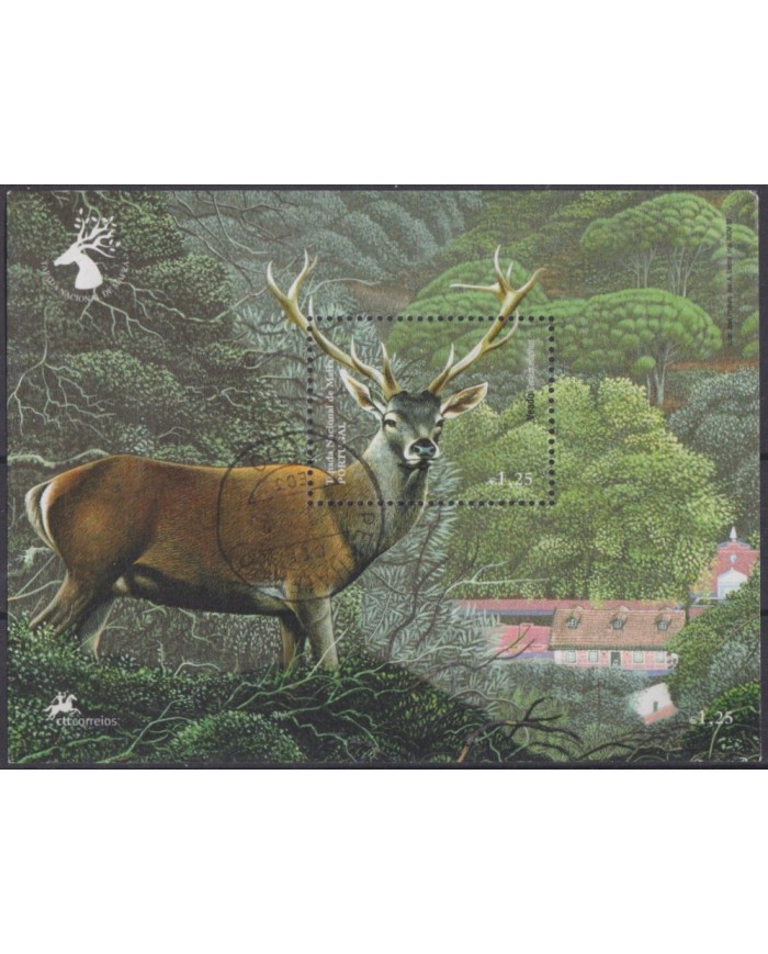 F-EX61837 PORTUGAL USED 2007 DEER VENADO FAUNA MAFRA NATIONAL PARK.