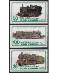 F-EX63840 YEMEN MNH 1983 RAILROAD RAILWAYS TRAIN LOCOMOTIVES FERROCARRIL.