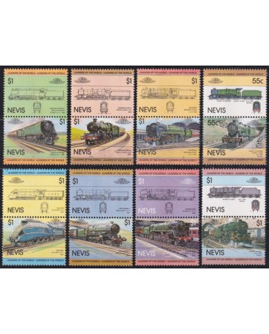 F-EX63856 ST LUCIA MNH 1983 RAILROAD RAILWAYS TRAIN LOCOMOTIVES FERROCARRIL.