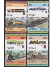 F-EX63871 TUVALU MNH 1984 RAILROAD RAILWAYS TRAIN LOCOMOTIVES FERROCARRIL.