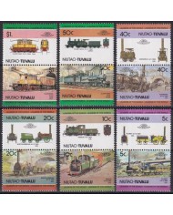 F-EX63879 NIUTAO TUVALU MNH 1984 RAILROAD RAILWAYS TRAIN LOCOMOTIVES FERROCARRIL.
