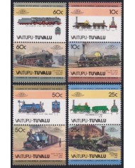 F-EX63881 VAITUPU TUVALU MNH 1984 RAILROAD RAILWAYS TRAIN LOCOMOTIVES FERROCARRIL.