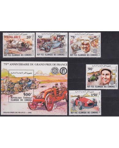 F-EX62880 COMOROS MNH 1981 RACING CAR OLD CAR AUTOMOVIL.