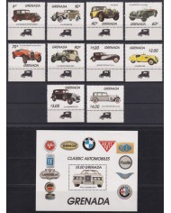 F-EX62881 GRENADA MNH 1983 CLASSIC OLD CAR AUTOMOVIL.