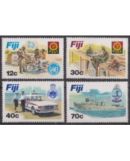 F-EX63889 FIJI MNH 1980 POLICE CLASSIC OLD CAR AUTOMOVIL SHIP.