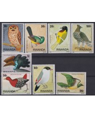 F-EX63511 RWANDA MNH 1979 WILDLIFE FAUNA OWL BUHOS BIRD AVES PAJAROS.