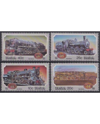 F-EX63313 SUDAFRICA RSA MNH 1983 RAILROAD RAILWAYS TRAIN LOCOMOTIVES FERROCARRIL.