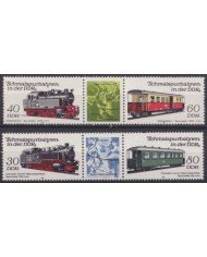 F-EX63573 GERMANY DDR MNH 1984 RAILROAD RAILWAYS TRAIN FERROCARRIL LOCOMOTIVES.