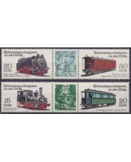 F-EX63304 GERMANY DDR MNH 1983 RAILROAD RAILWAYS TRAIN FERROCARRIL LOCOMOTIVES.