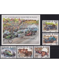 F-EX62889 NIGER MNH 1981 75th ANNIV GRAN PRIX RACING CAR OLD CAR AUTOMOVIL.