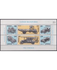 F-EX63496 SVERIGE SWEDEN SUEDE MNH 1980 CLASSIC CAR OLD CAR AUTOMOVIL.