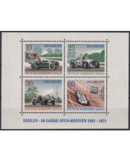 F-EX63497 GERMANY BERLIN MNH 1971 RACING CAR OLD CAR AUTOMOVIL.