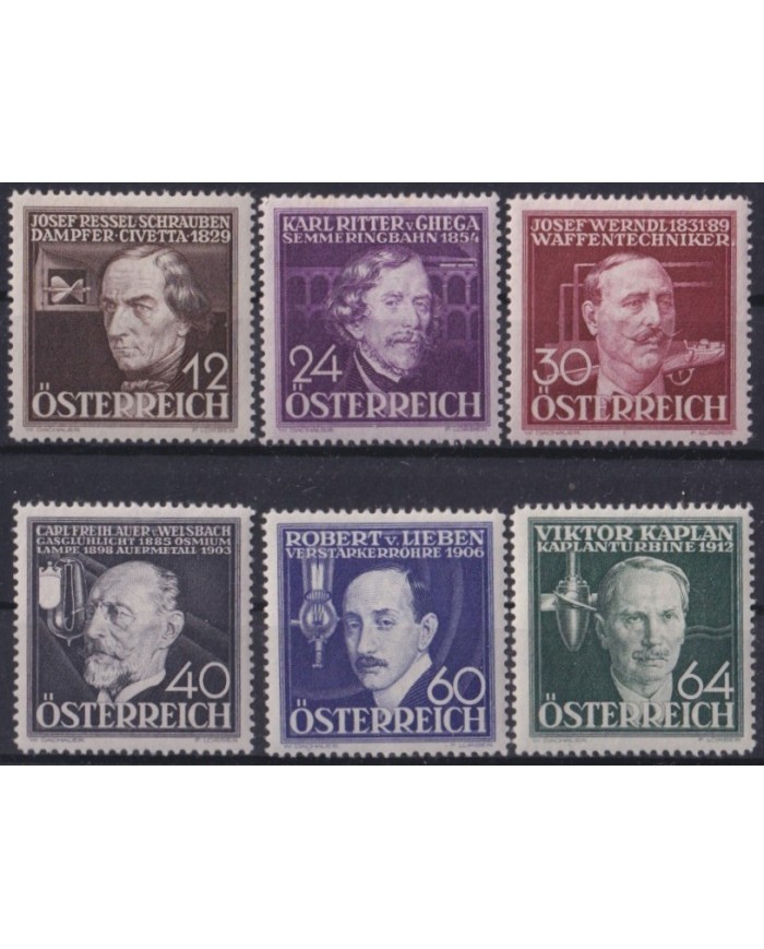 F-EX63298 AUSTRIA MLH 1936 INVENTORS SHIP RAILROAD RAILWAYS FERROCARRIL LOCOMOTIVES.