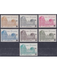 F-EX63284 BELGIUM MNH 1972 COLIS POSTAUX ARCHITECTURE RAILROAD RAILWAYS TRAIN FERROCARRIL LOCOMOTIVES.