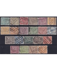 F-EX62775 BELGIUM USED 1938 LONDON ISSUE COLIS POSTAUX RAILROAD RAILWAYS TRAIN FERROCARRIL LOCOMOTIVES.