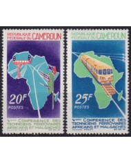 F-EX63331 CAMEROUN MNH 1967 RAILROAD TECHNICICIAN CONFERENCE RAILROAD.