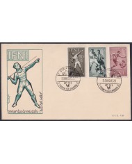F-EX64125 SIDI IFNI MOROCCO 1959 FDC STAMP DAY SPORT SOCCER FOOTBALL.