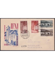 F-EX64083 SIDI IFNI MOROCCO 1960 FDC STAMP DAY ARCHITECTURE BUILDING.
