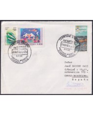 F-EX64197 CHILE ANTARCTIC TERRITORY 1999 COVER O´HIGGINS STATION TO SPAIN.