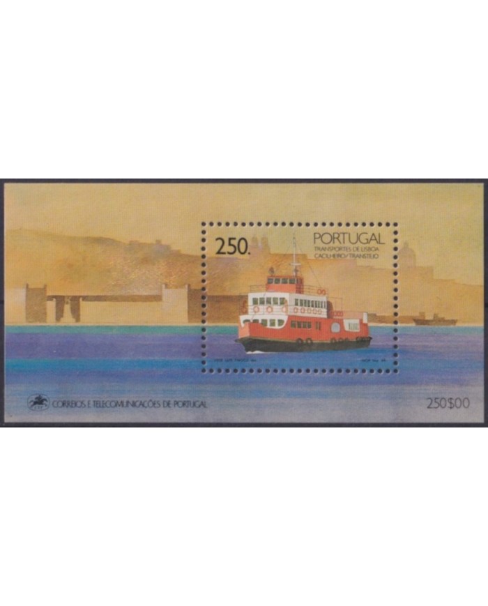 F-EX61802 PORTUGAL MNH 1989 LISBOA TRANSPORTS SHIP.