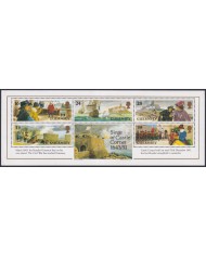 F-EX59875 GUERNSEY UK ENGLAND 1993 MNH SIEGUE OF CORNET CASTLE SHIP.