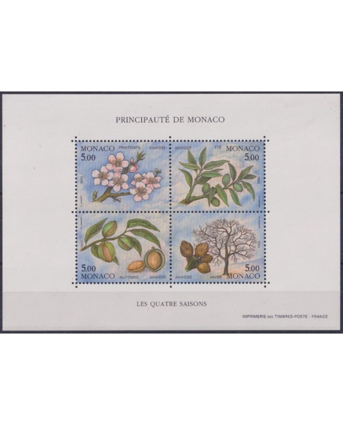 F-EX61923 MONACO MNH 1993 FRUIT ALMOINT TREE FLOWER FLORES.