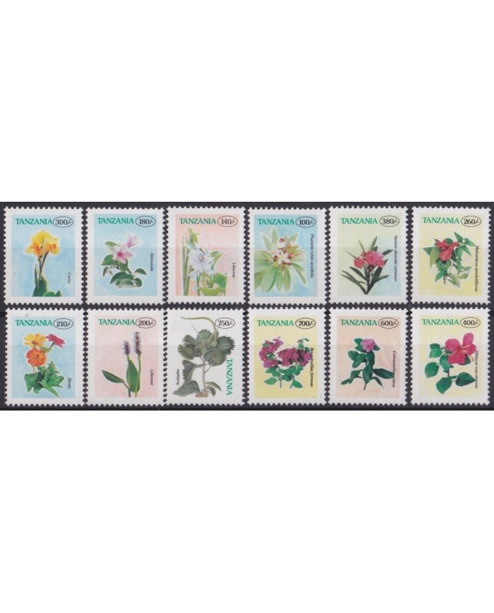 F-EX63560 TANZANIA MNH 1997 FLOWER ORCHIDS FLORES ORQUIDEAS.